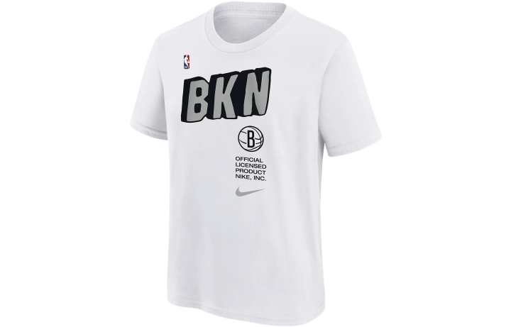 Nike Nike Kids' Apparel NBA Brook Nets T Shirt Kids' White