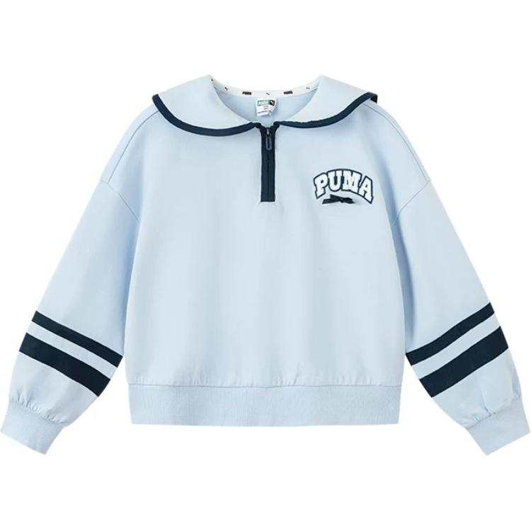 PUMA Sweatshirt Sportstyle Pink Blue Children Aged 3 7 Years Old