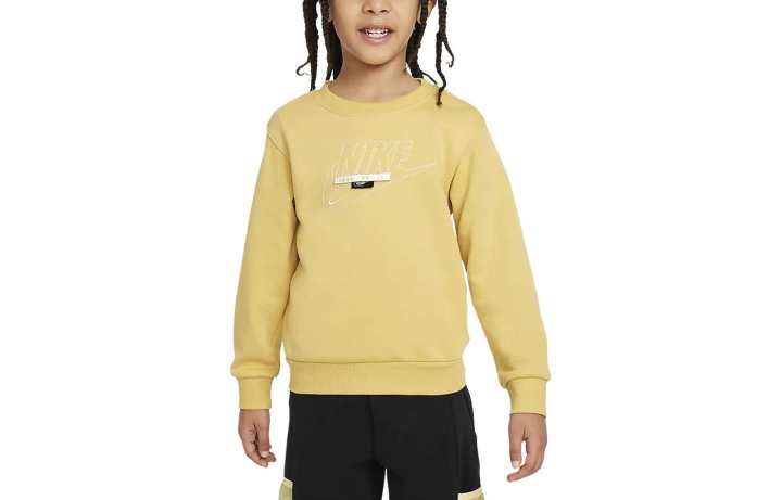 Nike Nike Sportswear Club Sweatshirt Saturn Gold Kids'