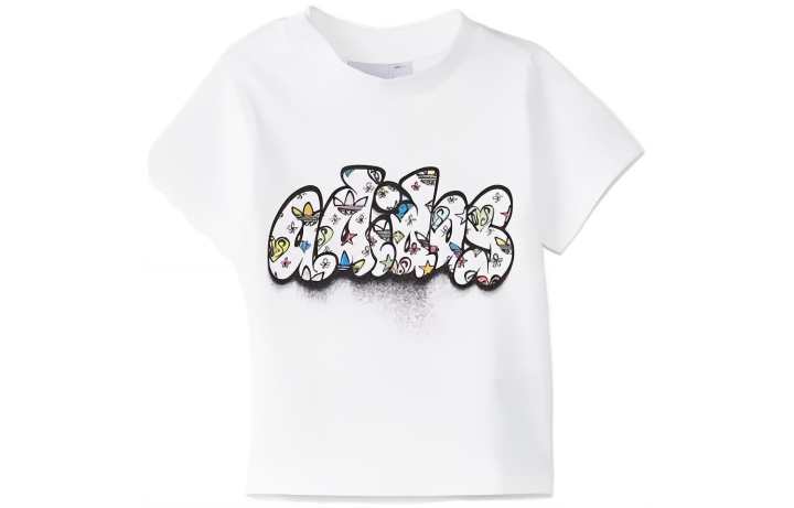 Adidas Adidas Baby T Shirts Crew Neck Moderate