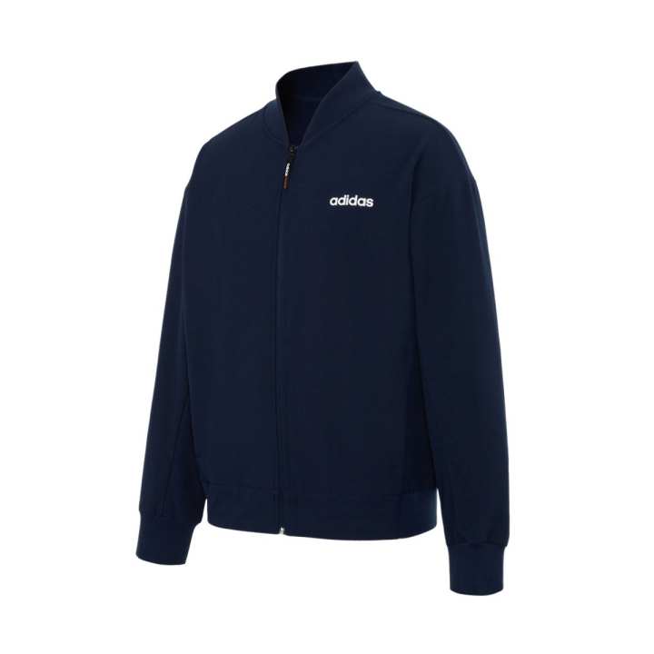 Adidas Adidas Jackets Unisex Navy Blue Stand Collar Moderate Other