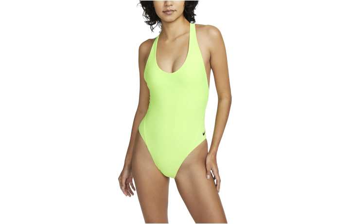 Nike Nike One Piece Swimsuits Women's Green Triangle One Piece Swimsuit