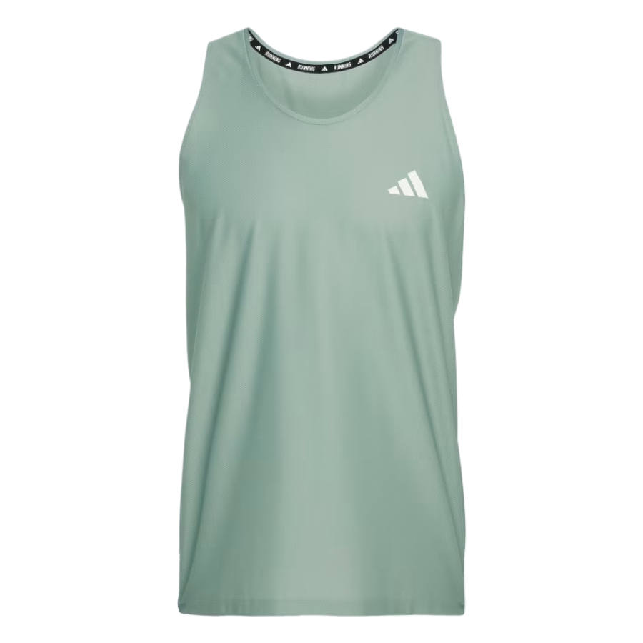 Adidas Adidas Own The Run Tank Top Men's Gray Green