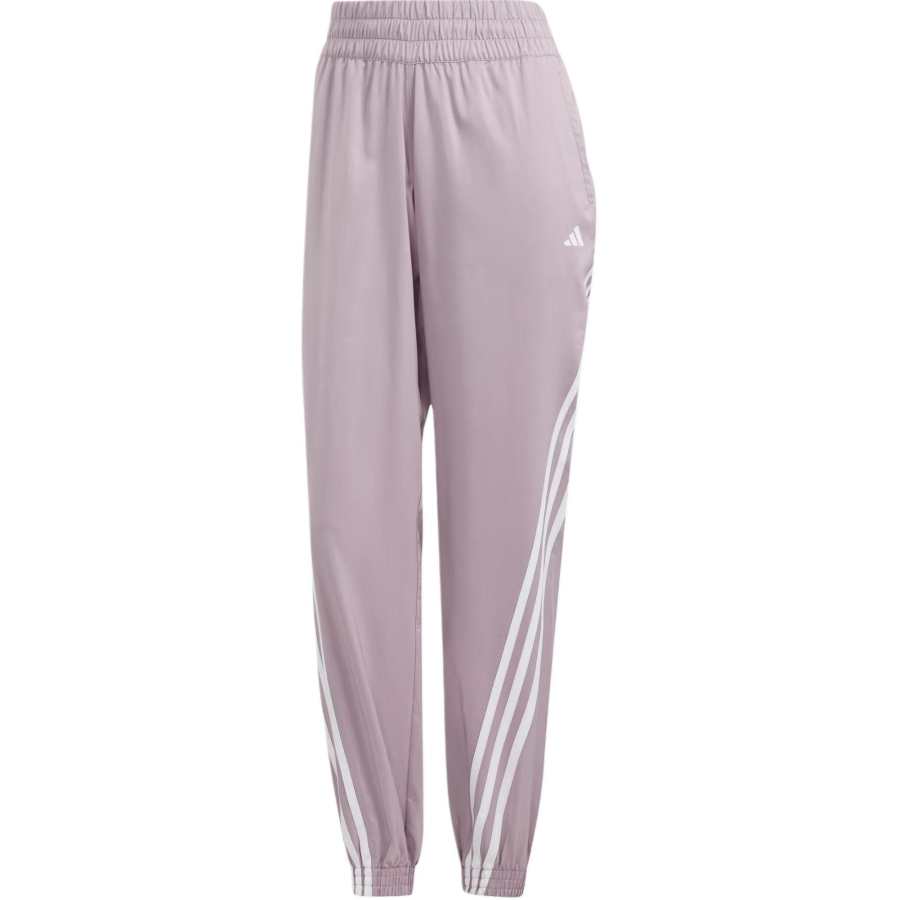 Adidas Adidas Train Icons Woven Pants Sports Pants Women's Gray Purple