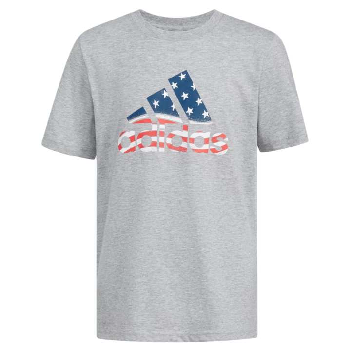 Adidas Adidas Grade School T Shirts Crew Neck Moderate