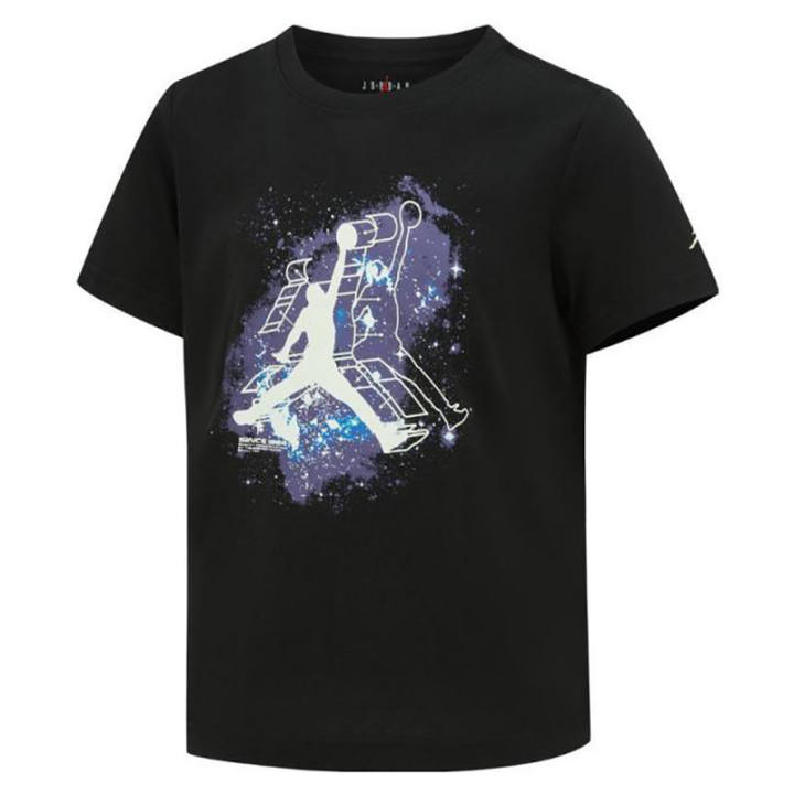 Jordan Jordan T Shirt SS25 Black Children Aged 3 7 Years Old