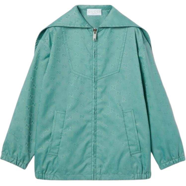 GUCCI Jackets & Coats SS25 Blue Green Kids'