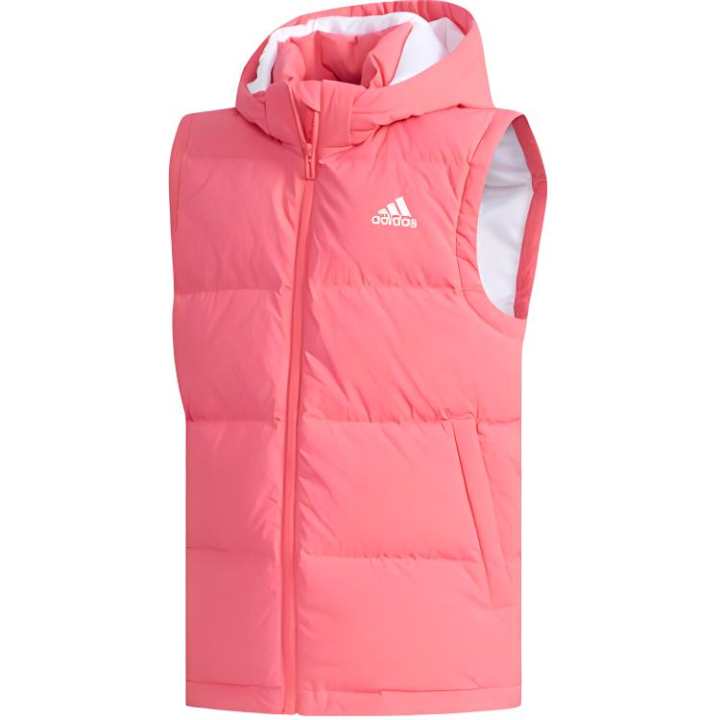 Adidas Adidas Grade School Down Vests Hooded Non Detachable Moderate Down Vest