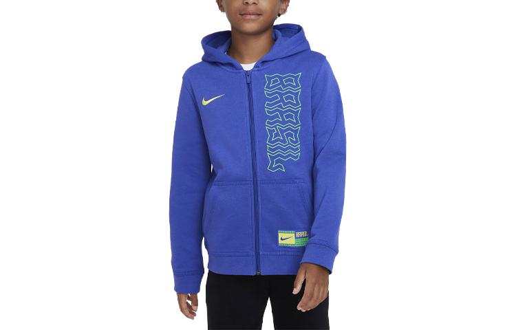 Nike Nike Brazil Club Fleece Sweatshirt Brazil Club Kids' Blue