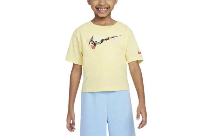 Nike Nike Meta Morph T Shirt Kids' Soft Yellow