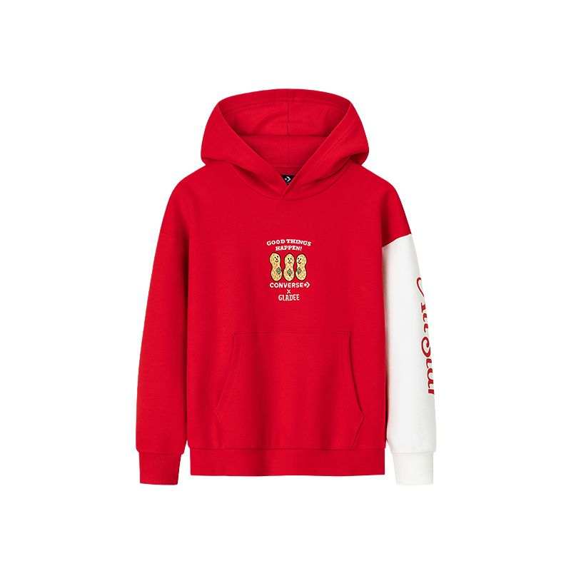 Converse x GLADEE Sweatshirt CNY All Star Converse Red Children Aged 3 7 Years Old