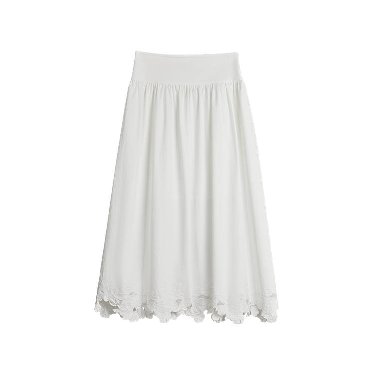 ELLE Casual Short Skirts Women's White