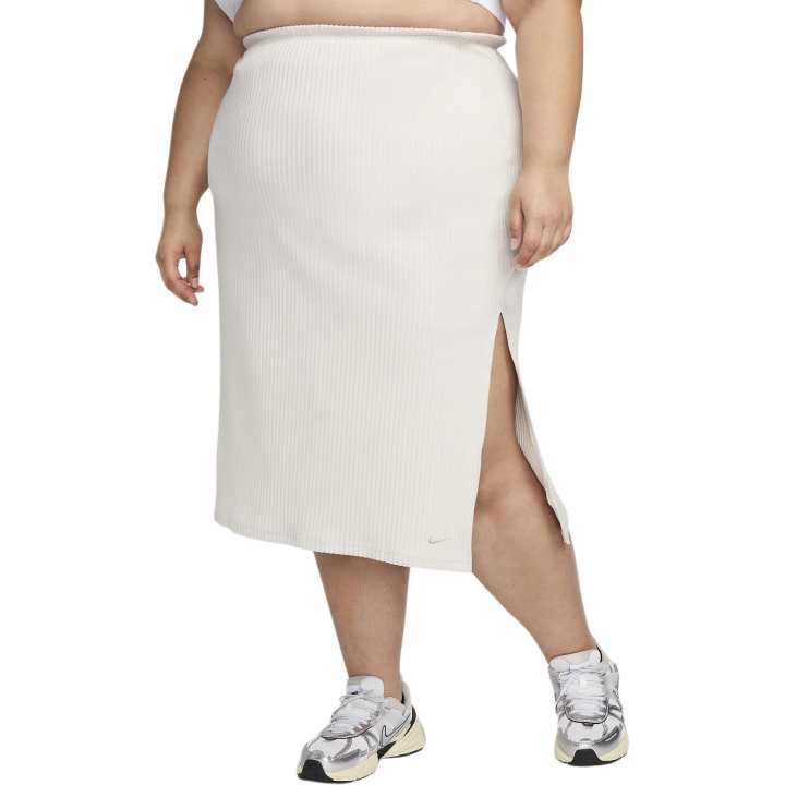 Nike Nike Sportswear Chill Rib Women's Slim Midi Skirt Plus Size