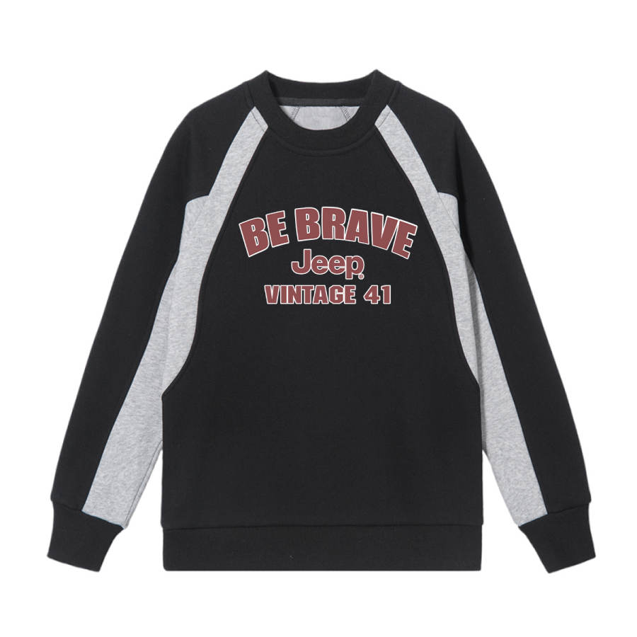 Jeep Grade School Sweatshirts Crew Neck Moderate