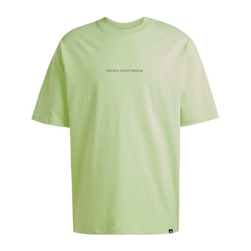 Adidas Adidas Sportswear CODES DOODLE CAMP T Shirt Men's Mystic Yellow Green