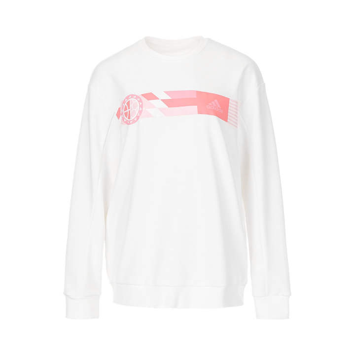 Adidas Adidas Sweatshirt White Pink Children Aged 3 7 Years Old