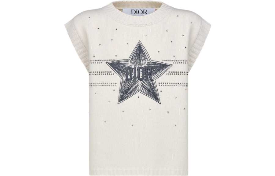 DIOR DIOR Kids Vests Crew Neck Moderate