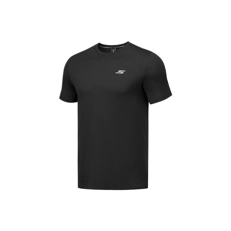 Skechers GODRI T Shirt Men's Carbon Black