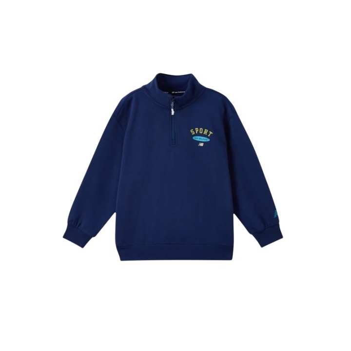 New Balance New Balance Sweatshirt Navy Blue Children Aged 3 7 Years Old