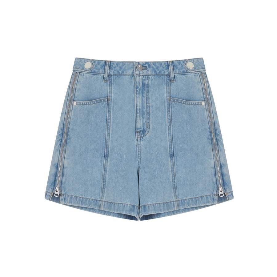 Teenie Weenie Denim Shorts Women's Light Blue