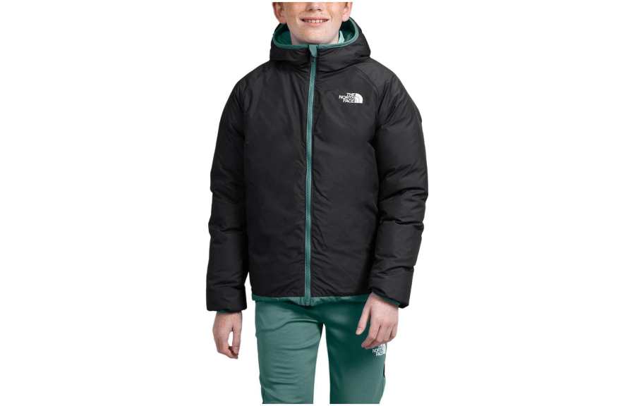 THE NORTH FACE Down Jacket Kids' Apparel Reversible North Down Hooded Jacket The Dark Wise Man Kids'