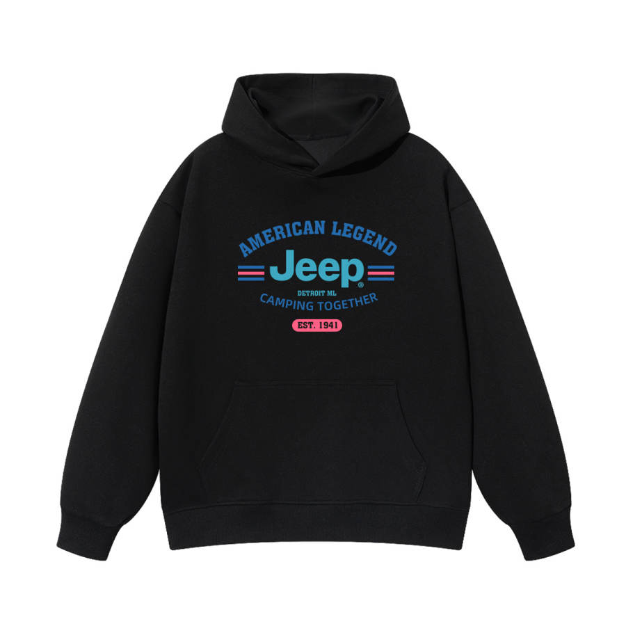 Jeep Grade School Sweatshirts Hooded Moderate