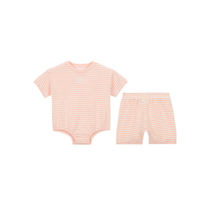 Nike Nike Casual Sportswear 2 Piece Set Orange Pink Infant And Toddler