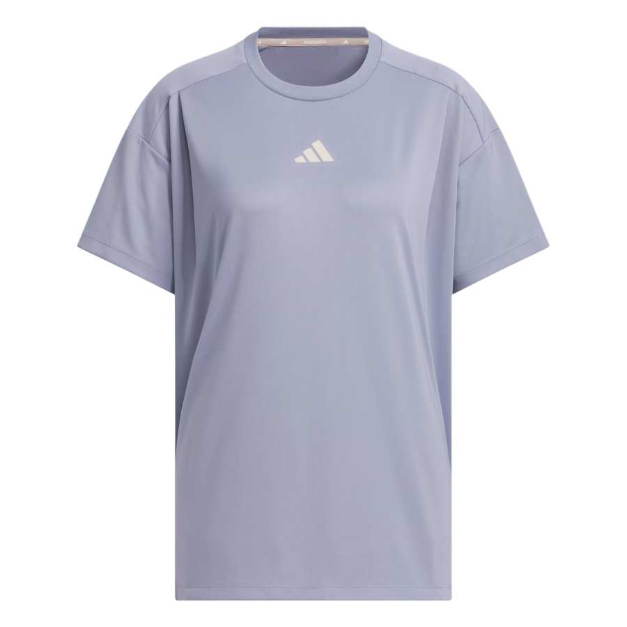 Adidas Adidas AEROREADY SS25 T Shirt Women's Silver Purple