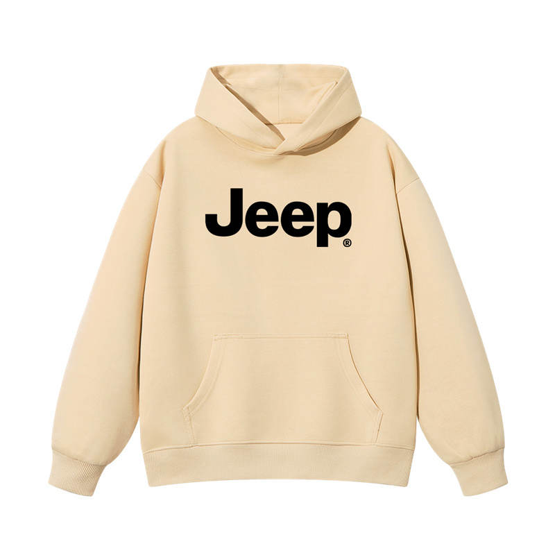 Jeep Grade School Sweatshirts Hooded Thickened