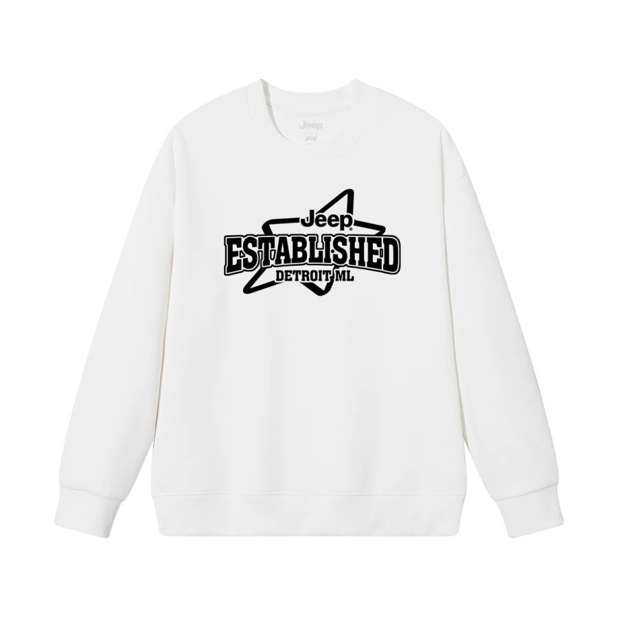 Jeep Grade School Sweatshirts Crew Neck Moderate