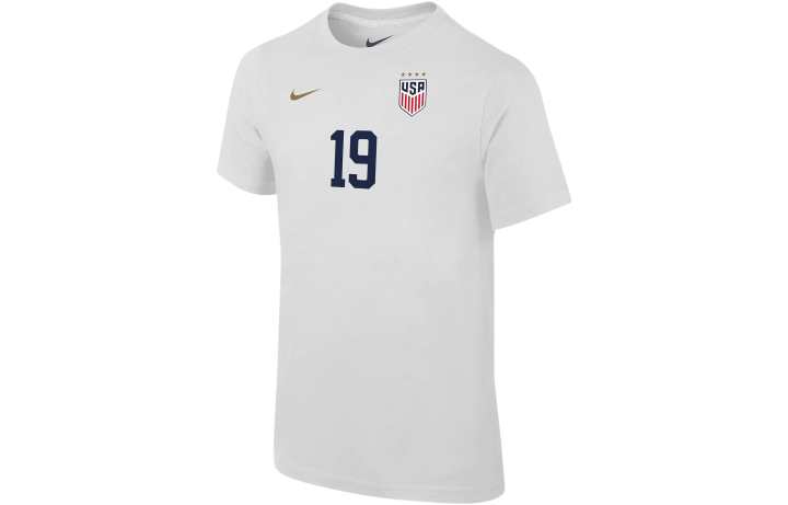 Nike Nike United States Soccer Olympic Collection T Shirt White Kids'