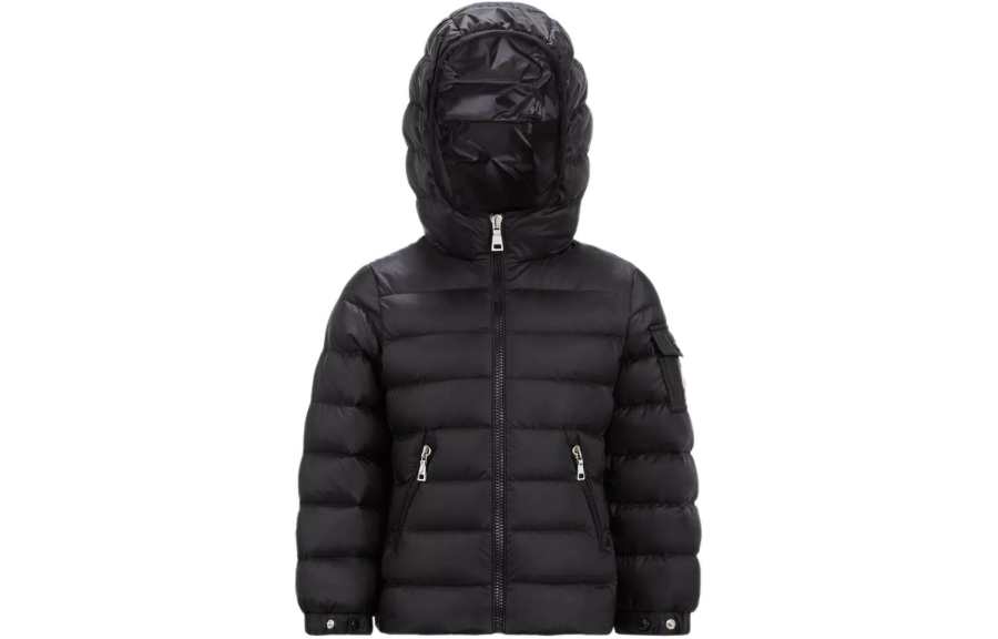 Moncler Gles Kids' Apparel Hooded Down Jacket Down Jacket Kids' Black