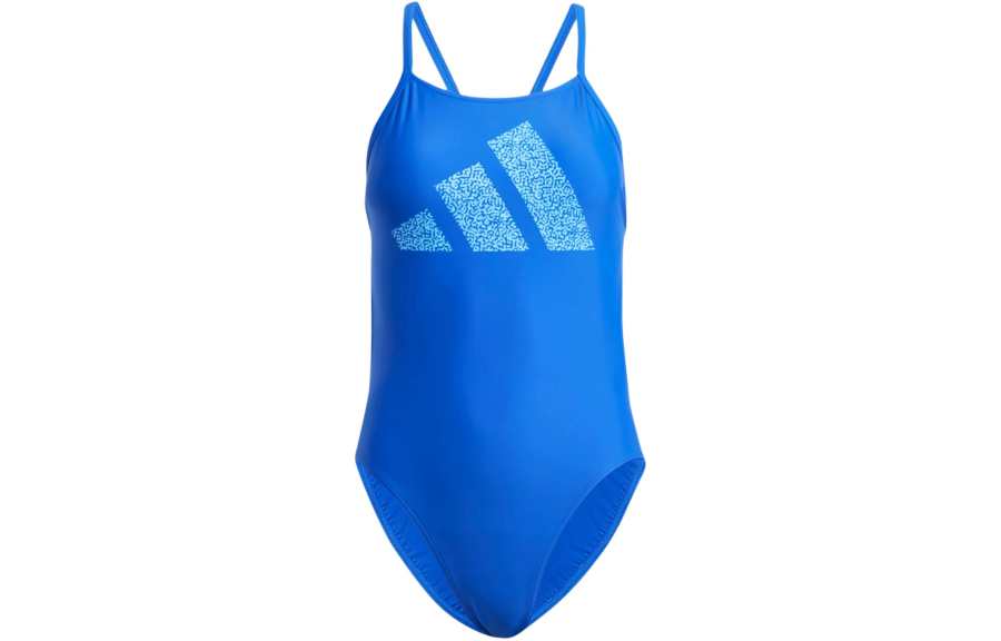 Adidas Adidas 3 Bar Logo Print Swimsuit One piece Swimsuit Women's Blue