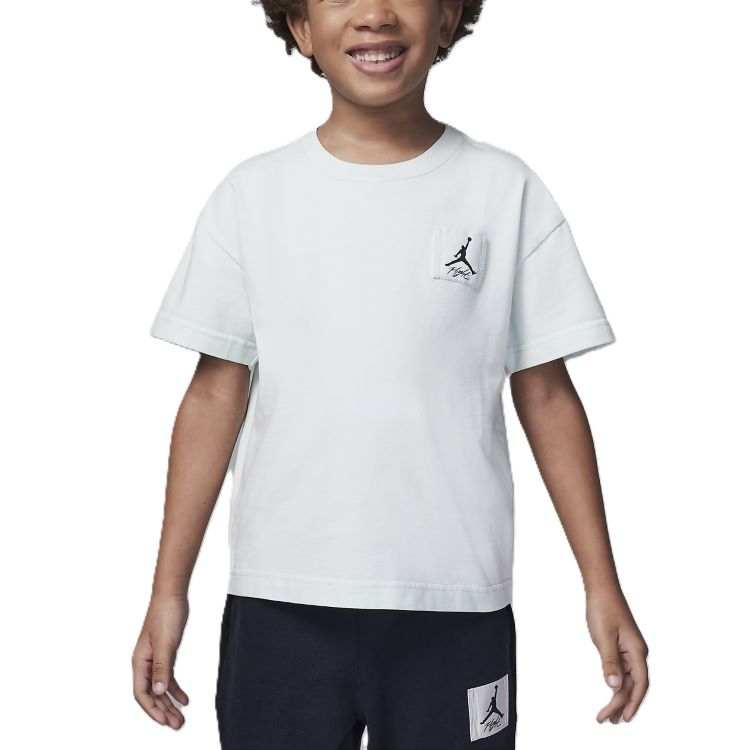 Jordan Jordan T Shirt Slight Green Children Aged 3 7 Years Old