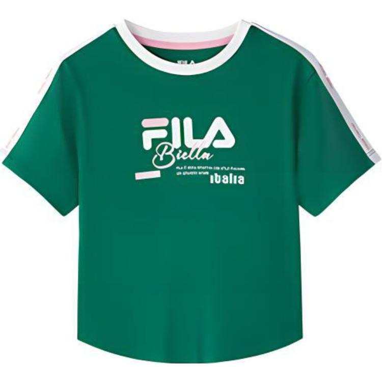 FILA KIDS T Shirt Mystic Dial Green