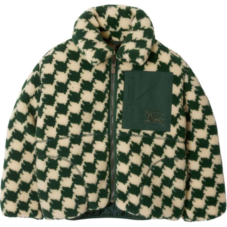 Burberry Jackets & Coats SS24 Dark Green Kids'