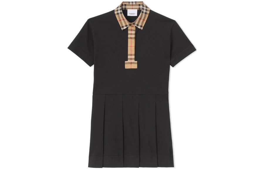 Burberry Dress SS22 Black Kids'