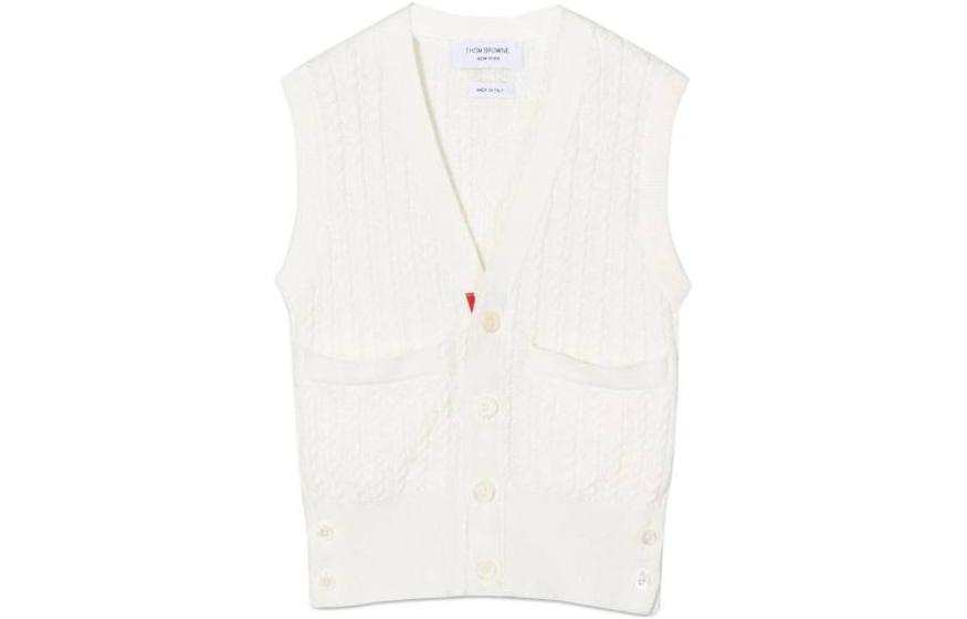 THOM BROWNE THOM BROWNE Kids Vests V Neck Moderate