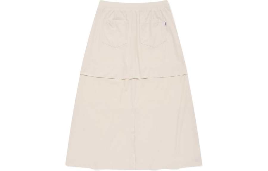 COVERNAT SS24 Casual Long Skirt Women's Ivory
