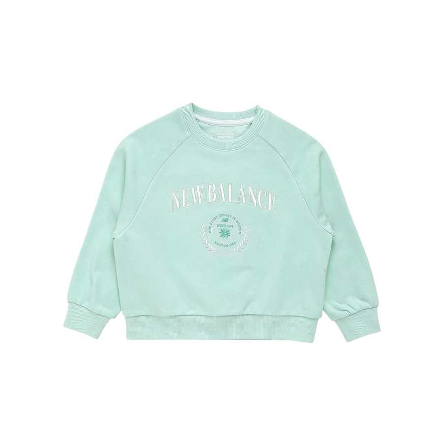 New Balance New Balance Sweatshirt Mint Green Children Aged 3 7 Years Old