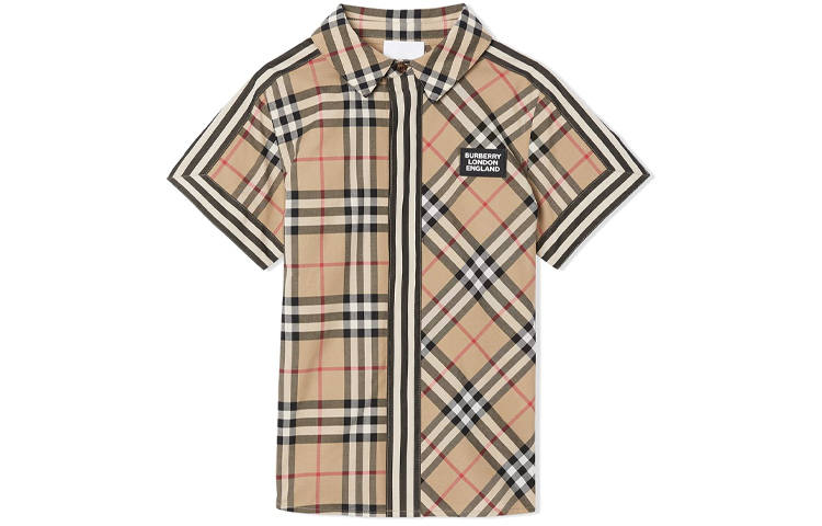Burberry Shirt Summer Kids' Archive Beige