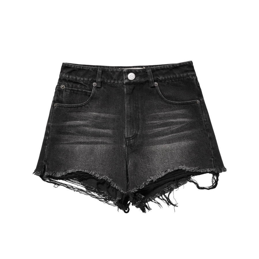 XVESSEL VESSEL Denim Shorts Women's Black