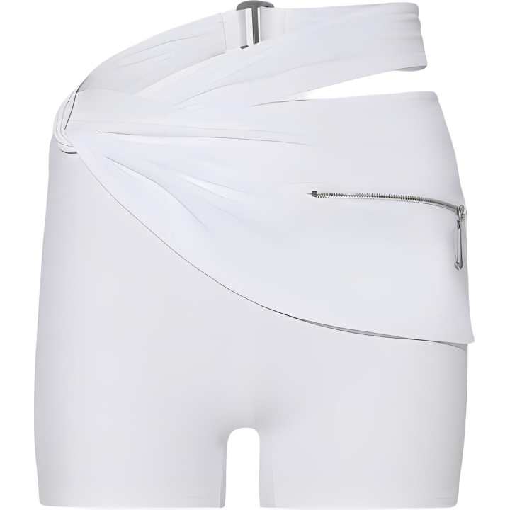 Nike Jacquemus X Nike Drapped Bike Shorts White