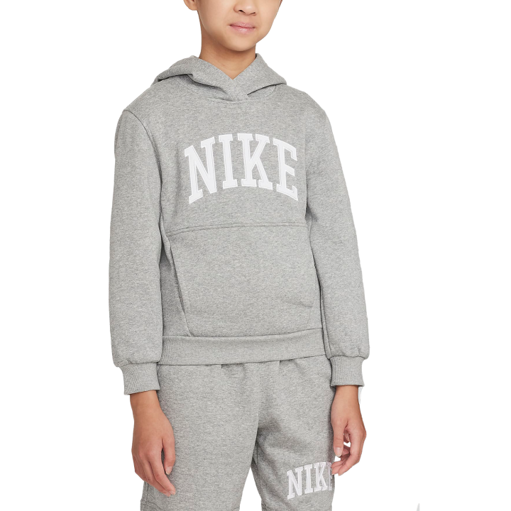 Nike Nike Sweatshirt Dark Gray Heather/white Teenagers