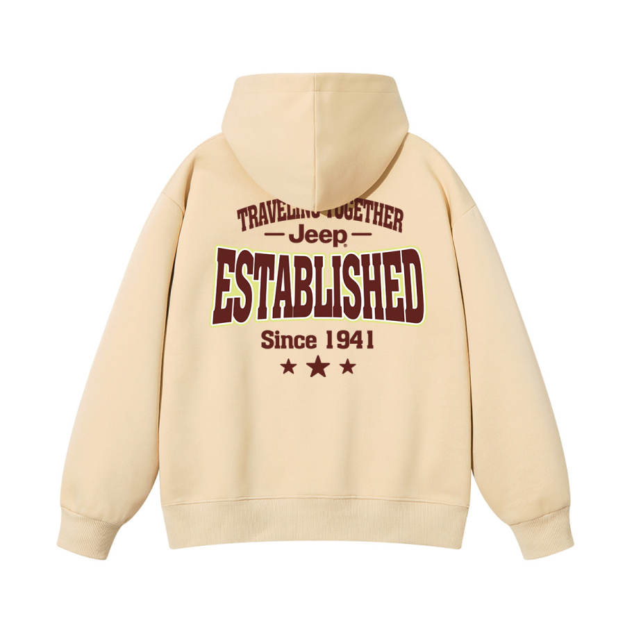 Jeep Jeep Grade School Sweatshirts Hooded Thickened