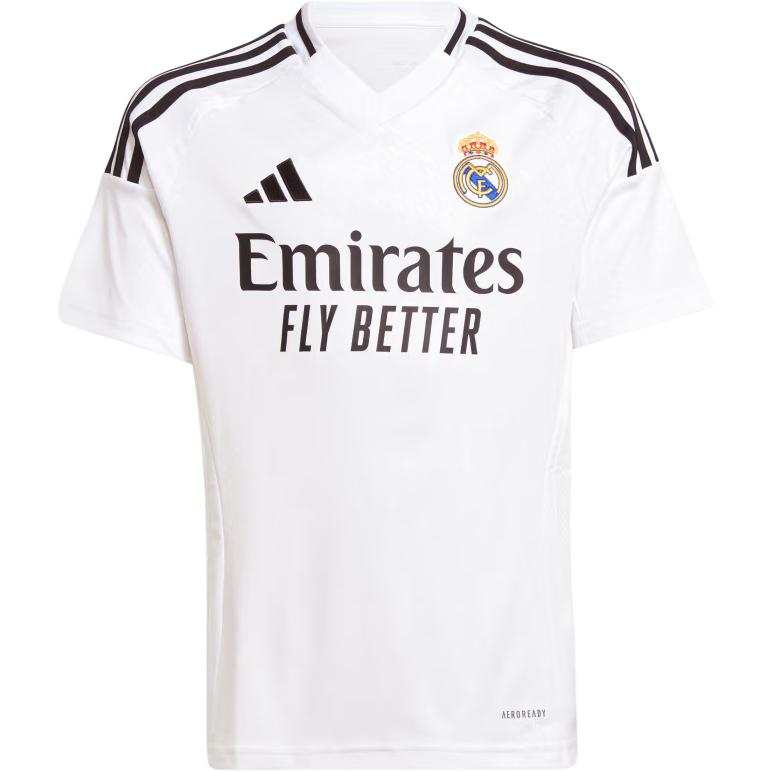 Adidas Adidas T Shirt SS24 REAL MADRID 24/25 HOME JERSEY KIDS White Kids'