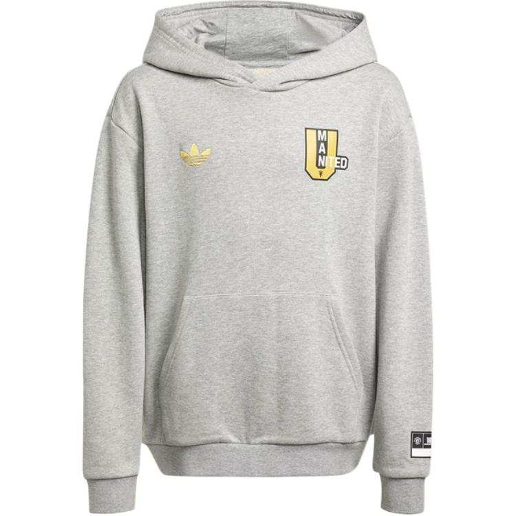 Adidas Originals Sweatshirt Manchester United Gray Children Aged 3 7 Years Old