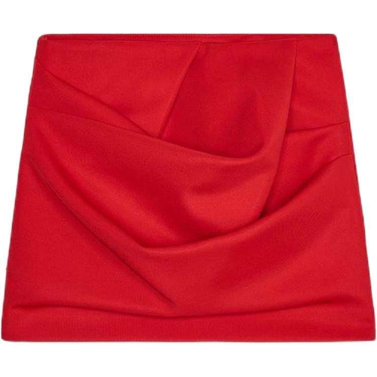 ZARA Casual Short Skirts Women's Red