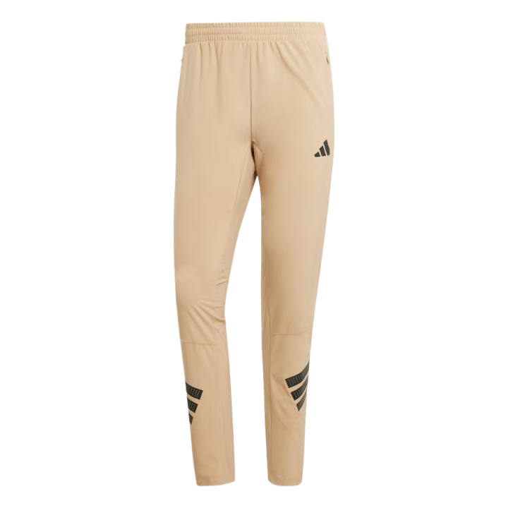 Adidas Adidas IconClimacool Stripes Woven Pants Casual Pants Men's Warm Sandstone Black