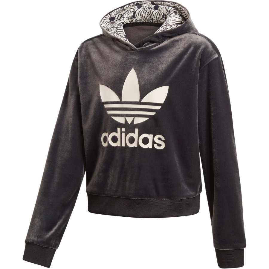 Adidas Originals Sweatshirt Black/Dark Coffee Brown Teenagers